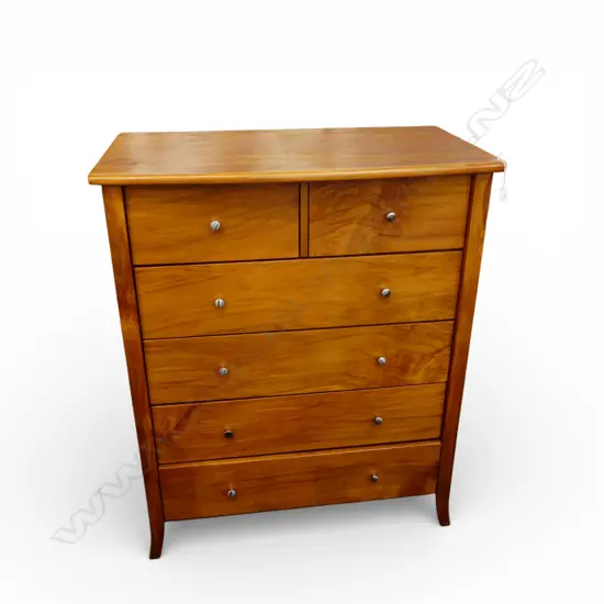 MODERN RIMU CHEST OF DRAWERS 920x535x1140mm