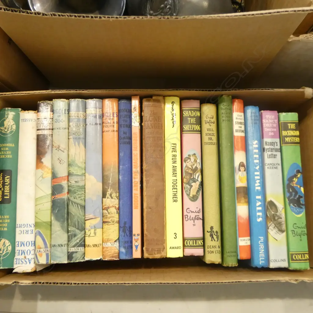 VINTAGE CHILDRENS NOVELS; BLYTON, BIGGLES Image 1++