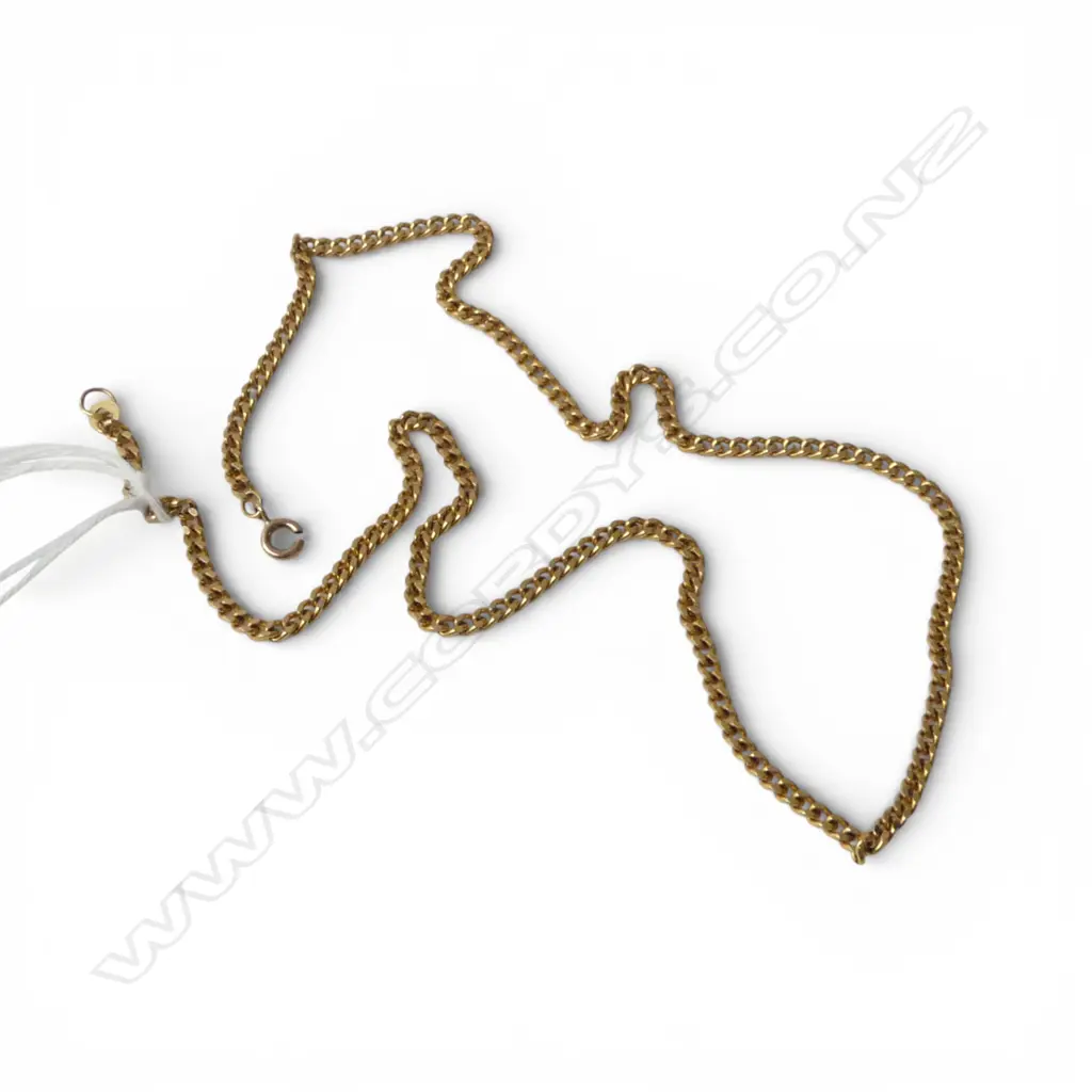 9ct GOLD CHAIN 8.23gms L.410mm fault Image 1++