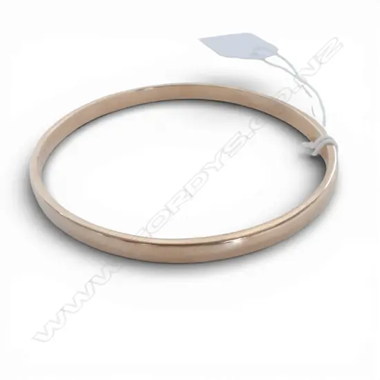9ct GOLD BANGLE 25.58gms Dia.65mm
