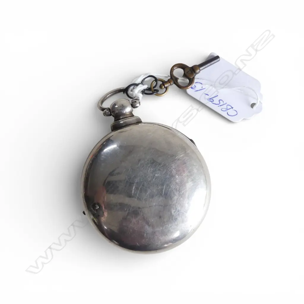 Birmingham 1835 SILVER PAIR CASED POCKET WATCH VERGE by William Helliwell of Leeds #244 Image 1++