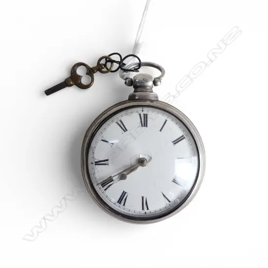 Birmingham 1835 SILVER PAIR CASED POCKET WATCH VERGE by William Helliwell of Leeds #244