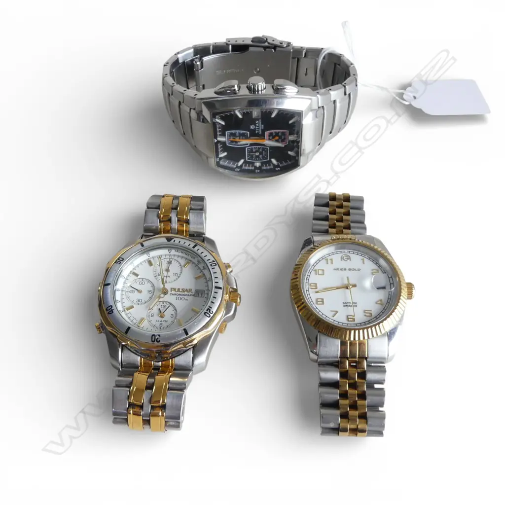3 GENTS WRIST WATCHES Image 1++