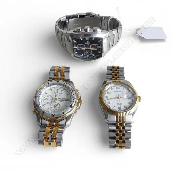 3 GENTS WRIST WATCHES