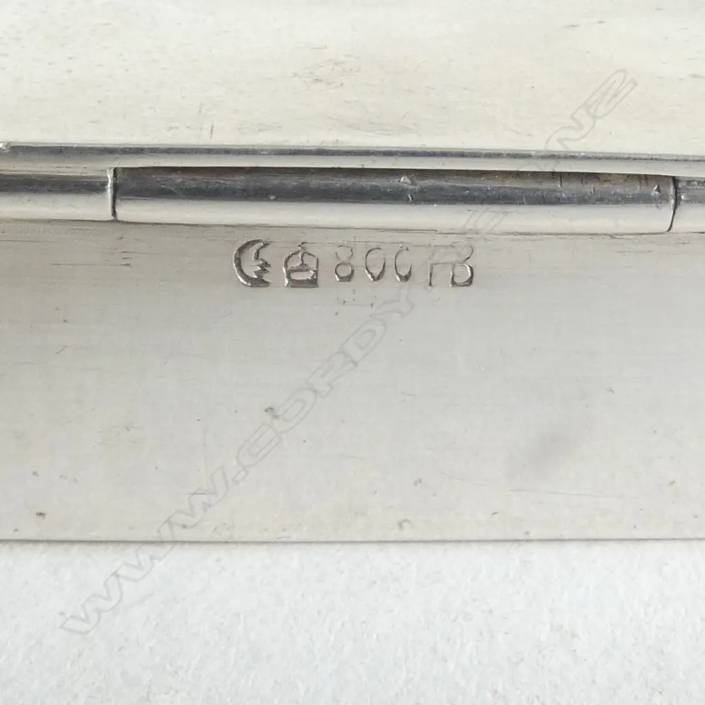 800 SILVER PLAYING CARD HOLDER 125GMS Image 1++