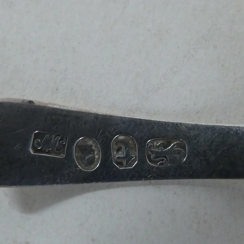 GEORGIAN STG SILVER TEA CADDY SPOON, THOMAS WALLIS II, LONDON 1794, 10.24gms Image 1++