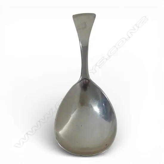 GEORGIAN STG SILVER TEA CADDY SPOON, LONDON 1813, 10.27gms