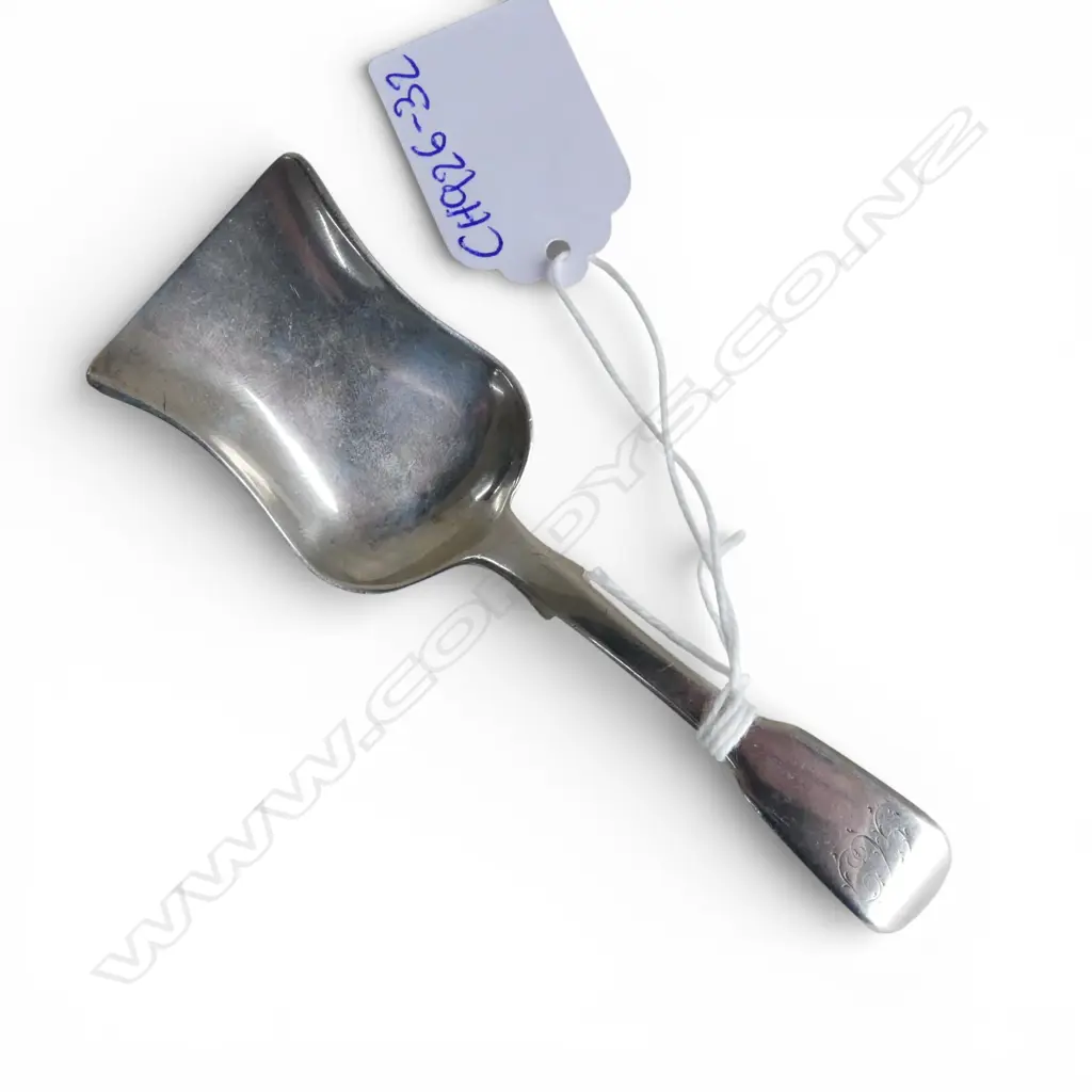 VICTORIAN STG SILVER TEA CADDY, CHARLES SHAW, LONDON 1848, 20.78gms Image 1++