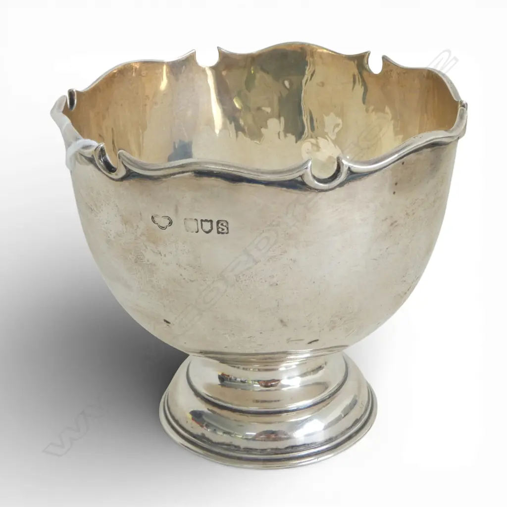 STG SILVER BOWL, LONDON 1913 H.100mm 115mm dia 128gms Image 1++
