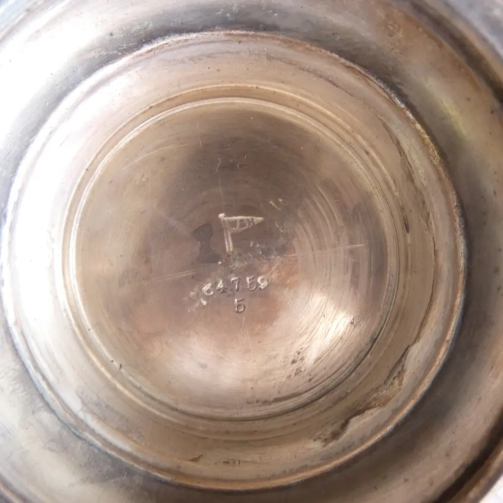 S/SILVER CHRISTENING MUG DENTS 141GMS Image 1++