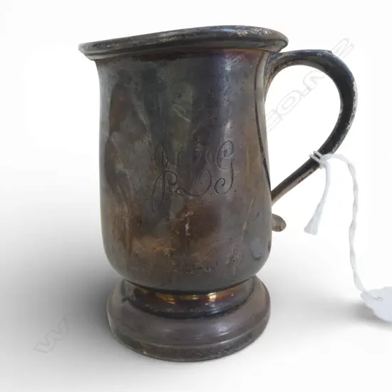 S/SILVER CHRISTENING MUG DENTS 141GMS