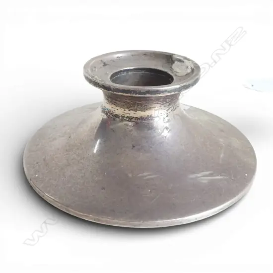 STG SILVER CANDLESTICK B'HAM 1923 115mm dia