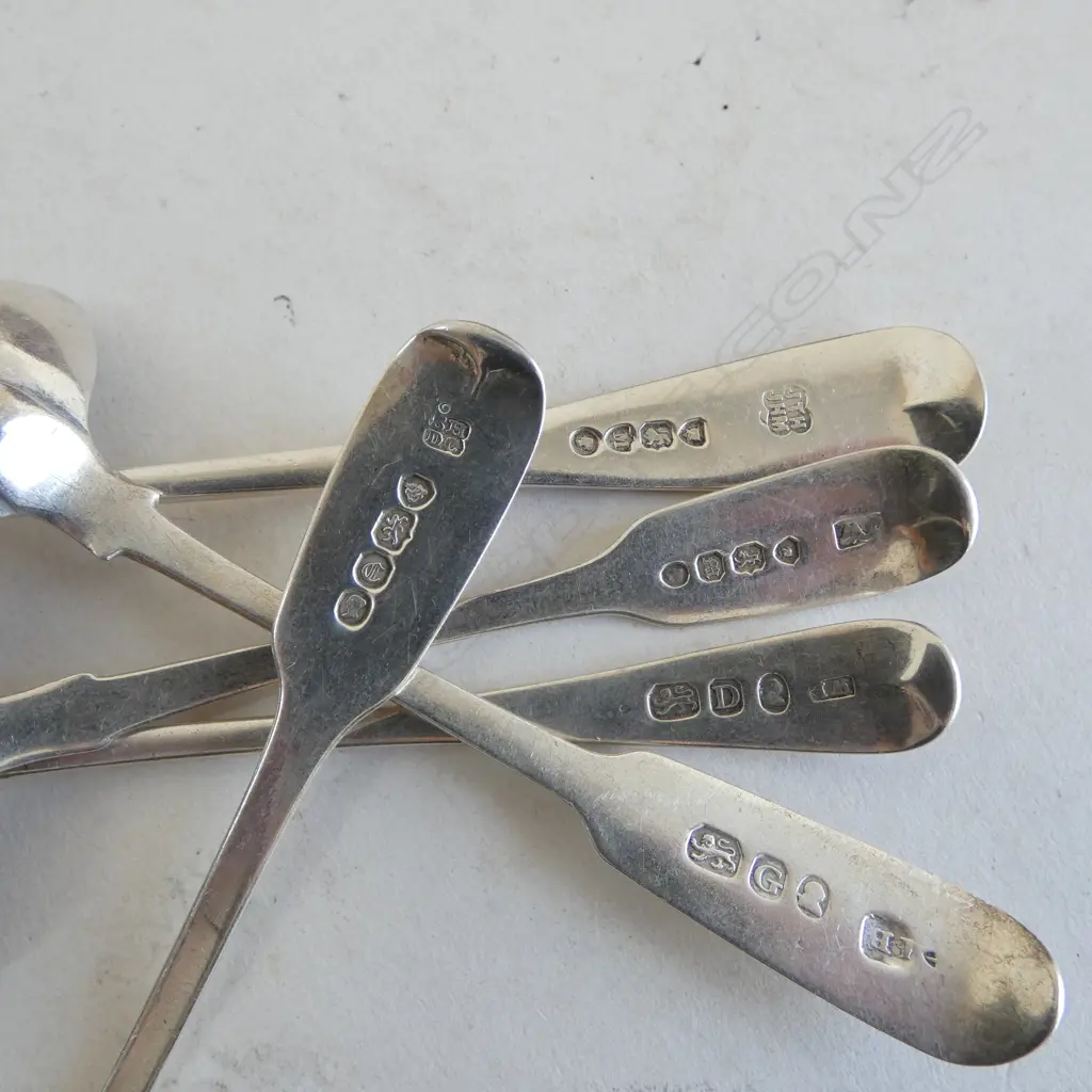 ASST. ENGLISH STG SILVER SPOONS 61 gms Image 1++