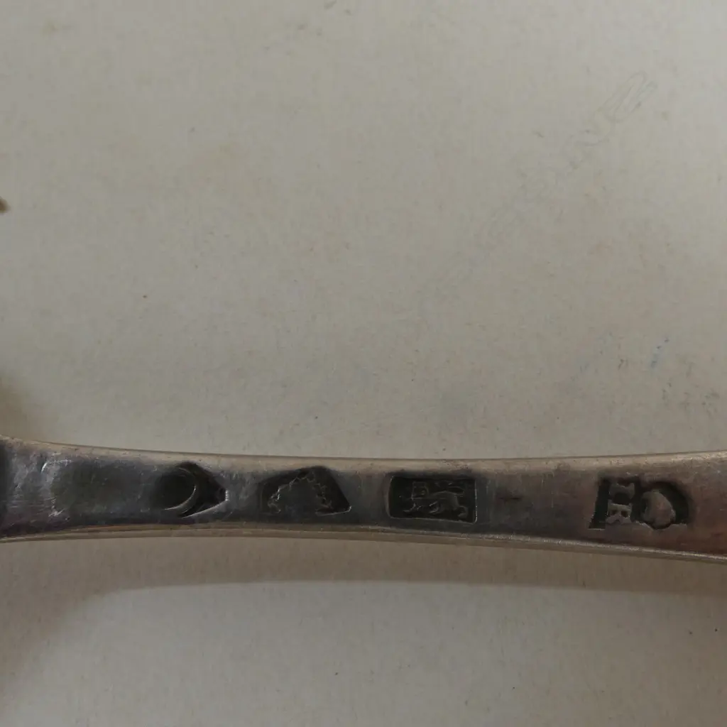 London 1729 SILVER bottom marked rat tail TABLESPOON by Jeremiah King 50gms Image 1++