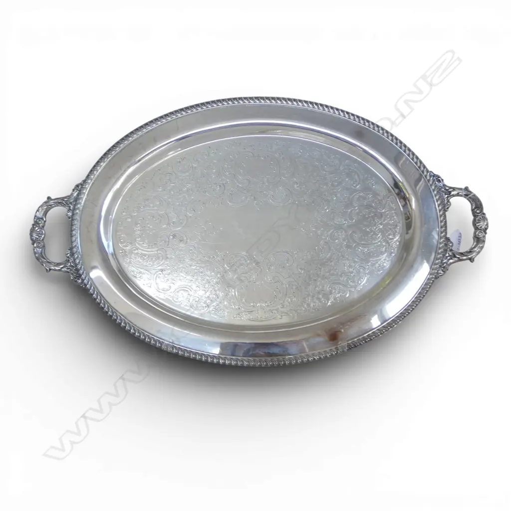 SILVER PLATED BUTLERS TRAY W.655mm Image 1++