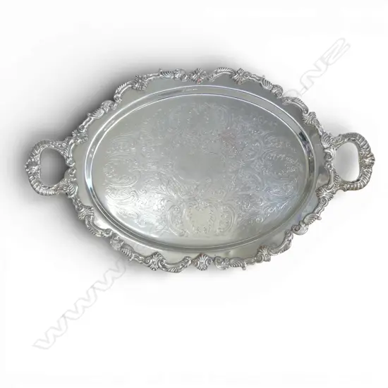 SILVER PLATED TRAY W.540mm