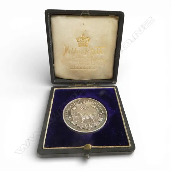 CASED SILVER FIELD FIRING MEDAL, MAPPIN & WEBB, BIRM.1906, 15.35gm