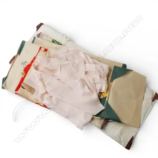 FOUR VINTAGE KIMONO IN ORIGINAL PACKAGING