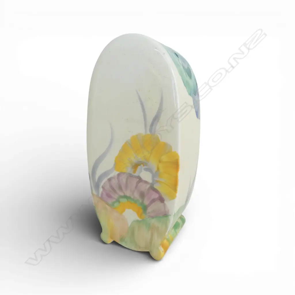 CLARICE CLIFF VISCARIA PATTERN SUGAR SIFTER, H.125mm Image 1++