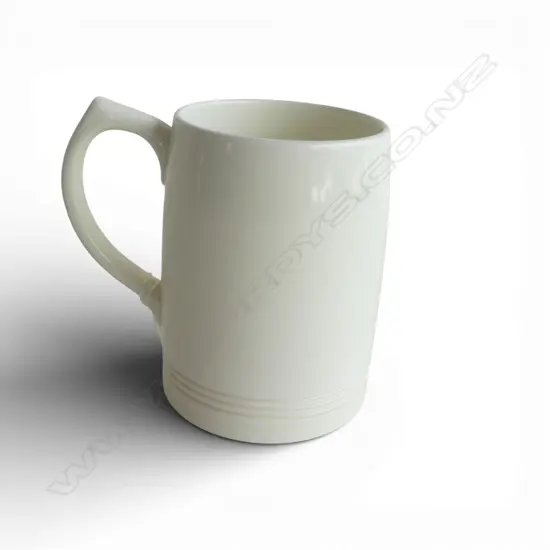 KEITH MURRAY MOONSTONE GLAZE TANKARD H.125mm