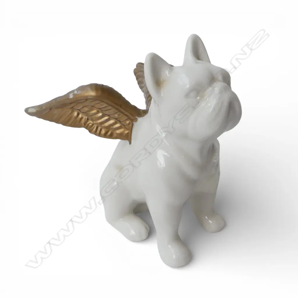 SMALL CHINA GOLD WING BULLDOG H 85 MM Image 1++
