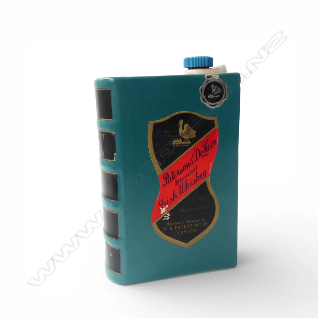 PATERSONS' DELUXE BLENDED IRISH WHISKEY DECANTER H.200mm Image 1++