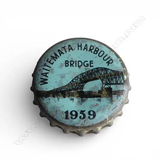 RARE WAITEMATA HARBOUR BRIDGE 1959 BOTTLE CAP 30 MM