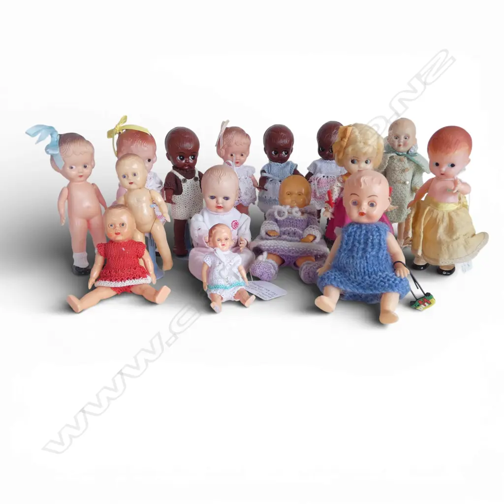 15 MID 20thC PLASTIC DOLLS, KEWPIE, KNICKERBOCKER ETC Image 1++