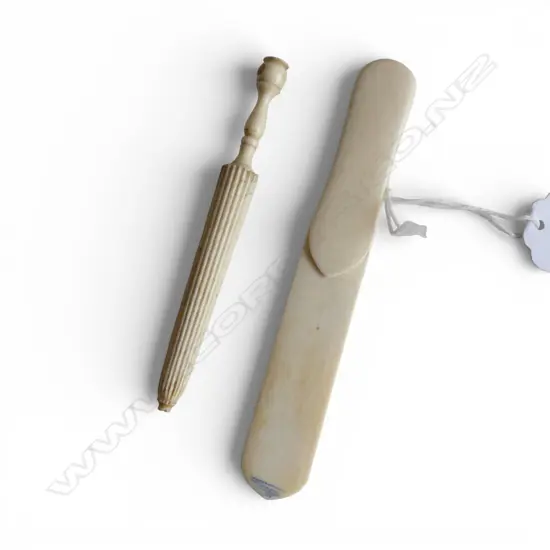   IVORY BOOK MARK + STANHOPE LENS NEEDLE CASE