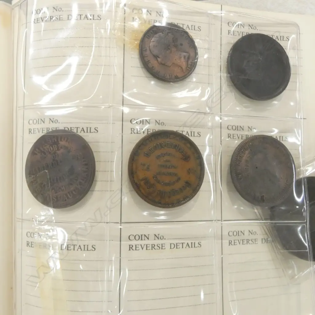 2 COIN ALBUMS; FIJI, N.Z., SOUTH AFRICA, NETHERLANDS, etc Image 1++