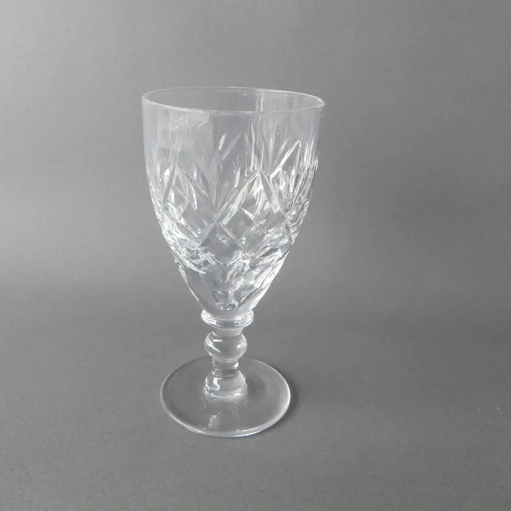 A SET OF SIX ENGLISH SHERRY GLASSES H.110MM Image 1++