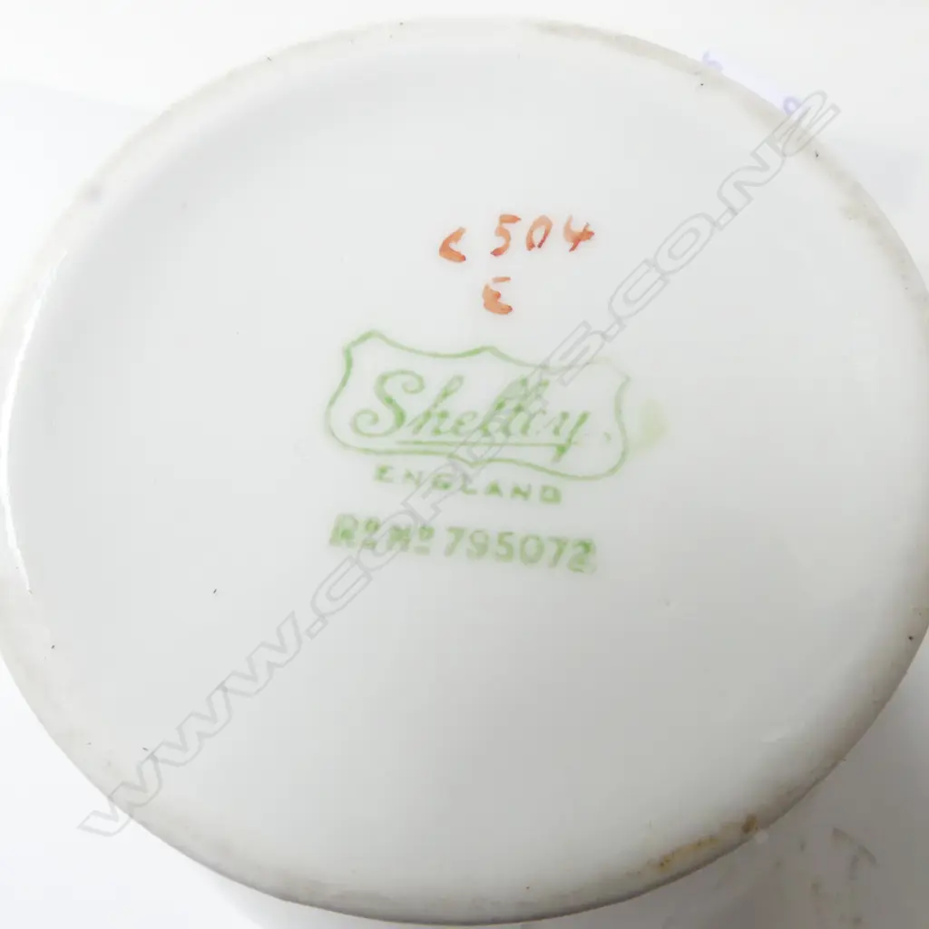 2 SHELLEY CHINA PART TEASETS CSP 2 CREAM JUGS & 2 CAKE PLATES FLORAL PATS Image 1++