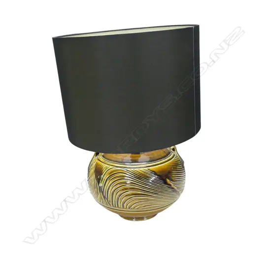 PETER ALGER STUDIO POTTERY POT converted to a table lamp H.500mm