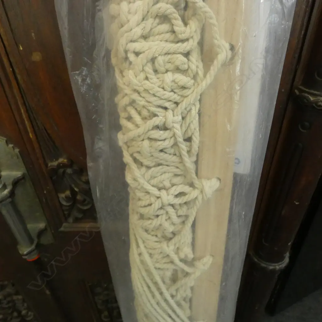As new Cotton Rope hammock in original bag w label Image 1++