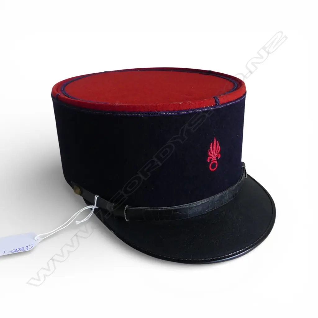 FRENCH FOREIGN LEGION KEPI stamped S.C.P Bernay 60 Image 1++