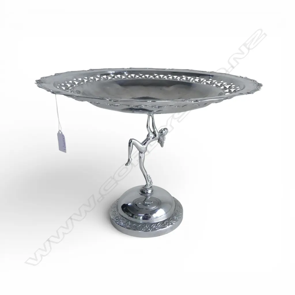 SILVER PLATE COMPORT H.225mm, 305mm dia Image 1++