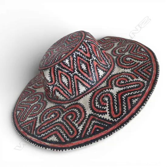 TAPA CLOTH SUN HAT 390mm dia