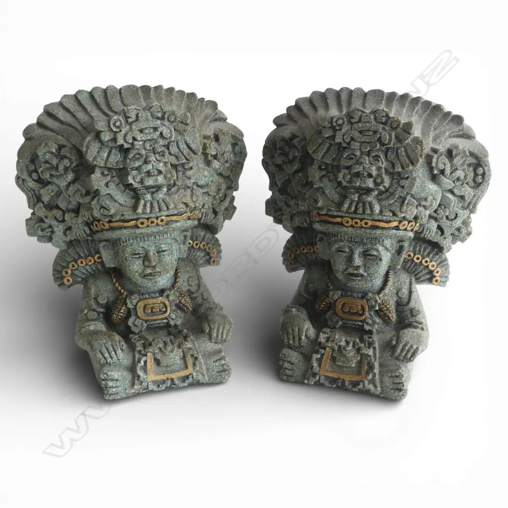 PR MESOAMERICAN STYLE BOOKENDS H.210mm Image 1++