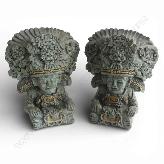 PR MESOAMERICAN STYLE BOOKENDS H.210mm