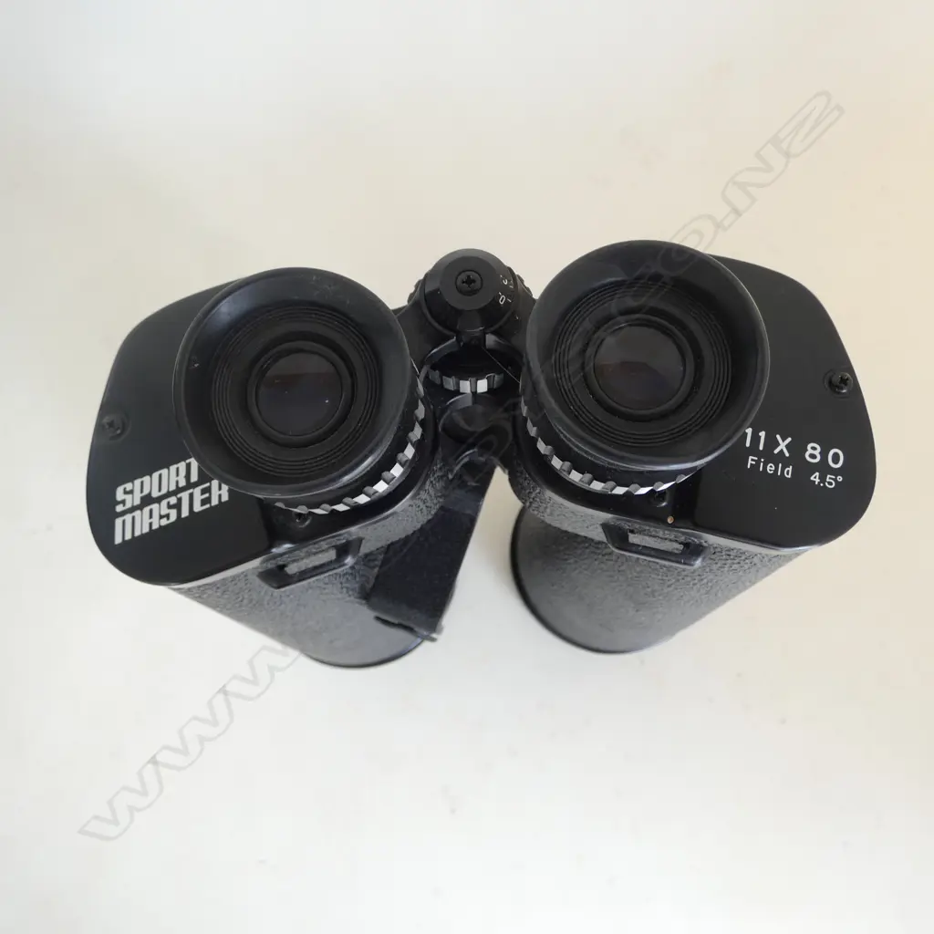 PR SPORT MASTER 11x80 FIELD BINOCULARS, CASED Image 1++
