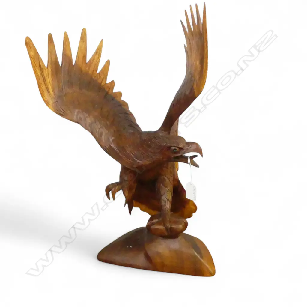 CARVED WOODEN EAGLE H.530mm Image 1++