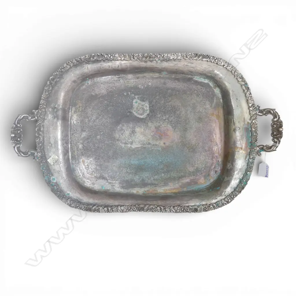 LG SILVER PLATE BUTLERS TRAY 365x610mm Image 1++