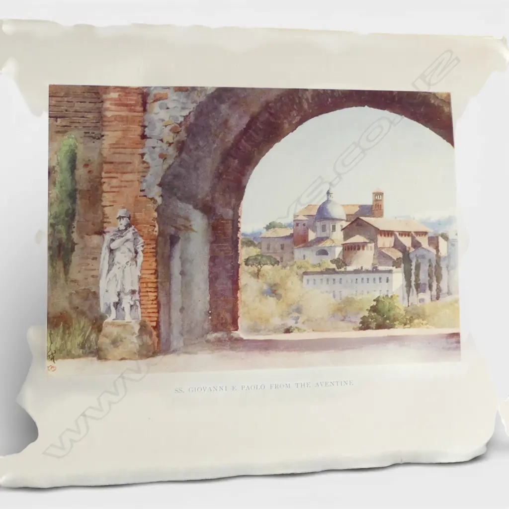 THE COLOUR OF ROME, 1914 BY OLAVE MURIEL POTTER WITH 59 COLOUR PLATES BY YOSHIO MARKINO Image 1++