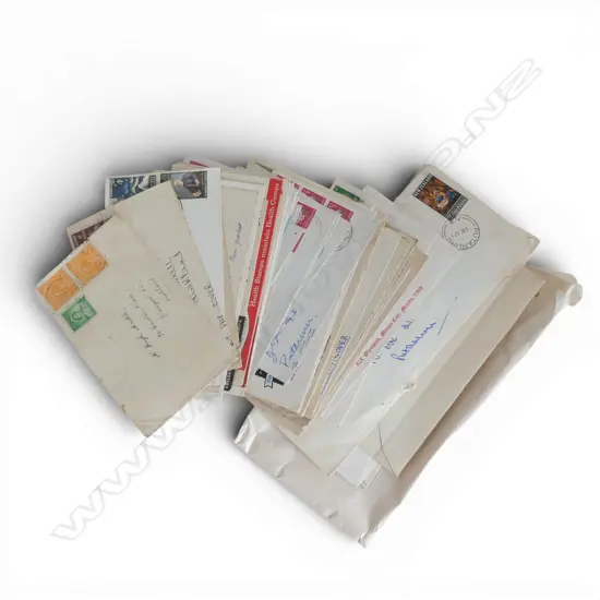 ASST. FIRST DAY COVERS & ENVELOPES ADDRESSED TO RONALD BROWNSON (1952-2023)...