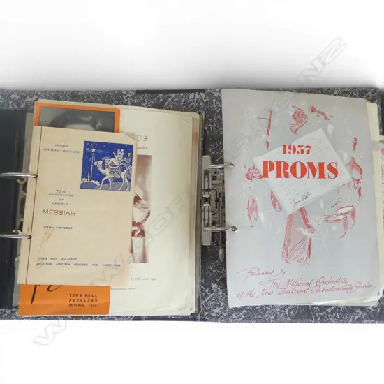 2 FOLDERS OLD PROGS ST. JAMES & TOWN HALL ETC