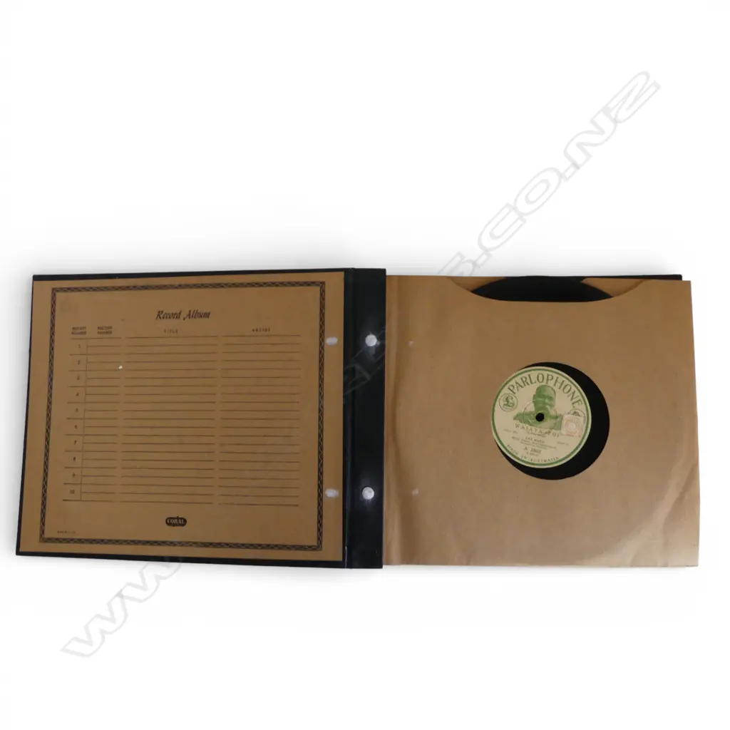 ALBUM OF OLD 78 RECORDS includes 4 w Maori cheif label 'Waiata Poi' + 'Pokarekare' etc Image 1++