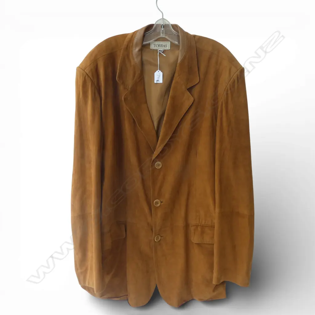 SUEDE JACKET BY TORRAS SIZE EUR 56 US 46 Image 1++