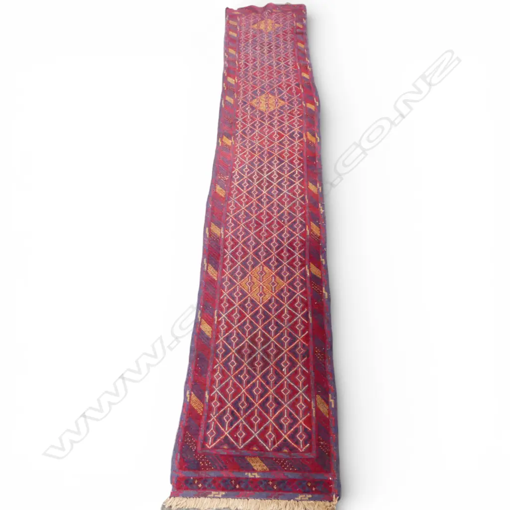 AFGHAN MASHWANI RUNNER 3800x650mm Image 1++