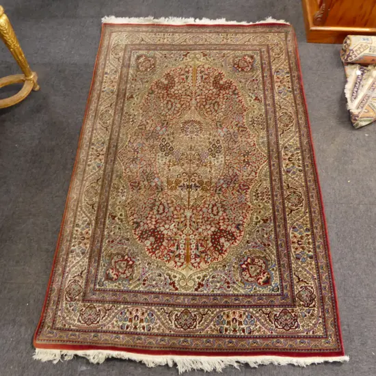 HAND KNOTTED WOOL PILE RUG 2200x1380mm