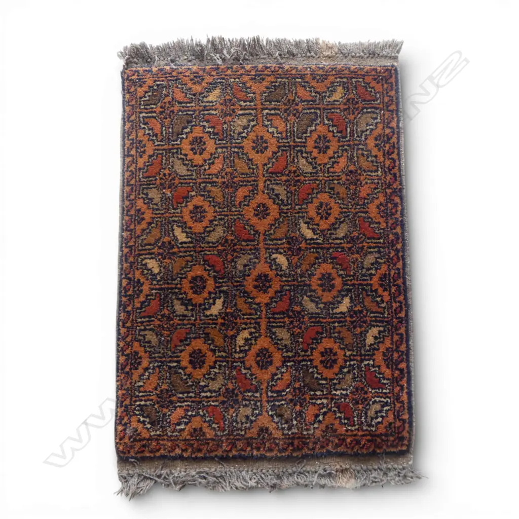 HAND KNOTTED ALL WOOL MAT 580x430mm Image 1++
